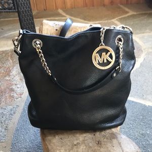 Michael Kors black crossbody/handbag